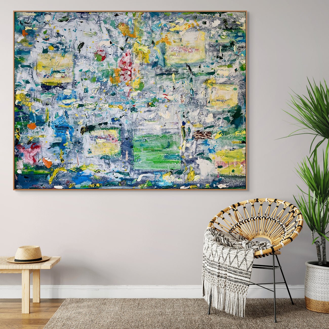 Untitled 23064 - Martin Reyna - Abstract Painting - Ideelart