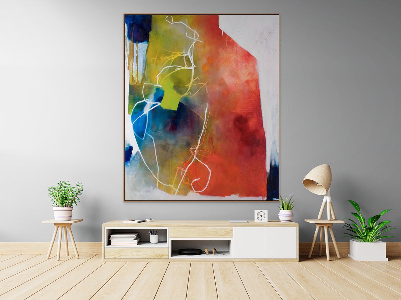 Attrahere Noted - Xanda McCagg - Abstract Painting - Ideelart