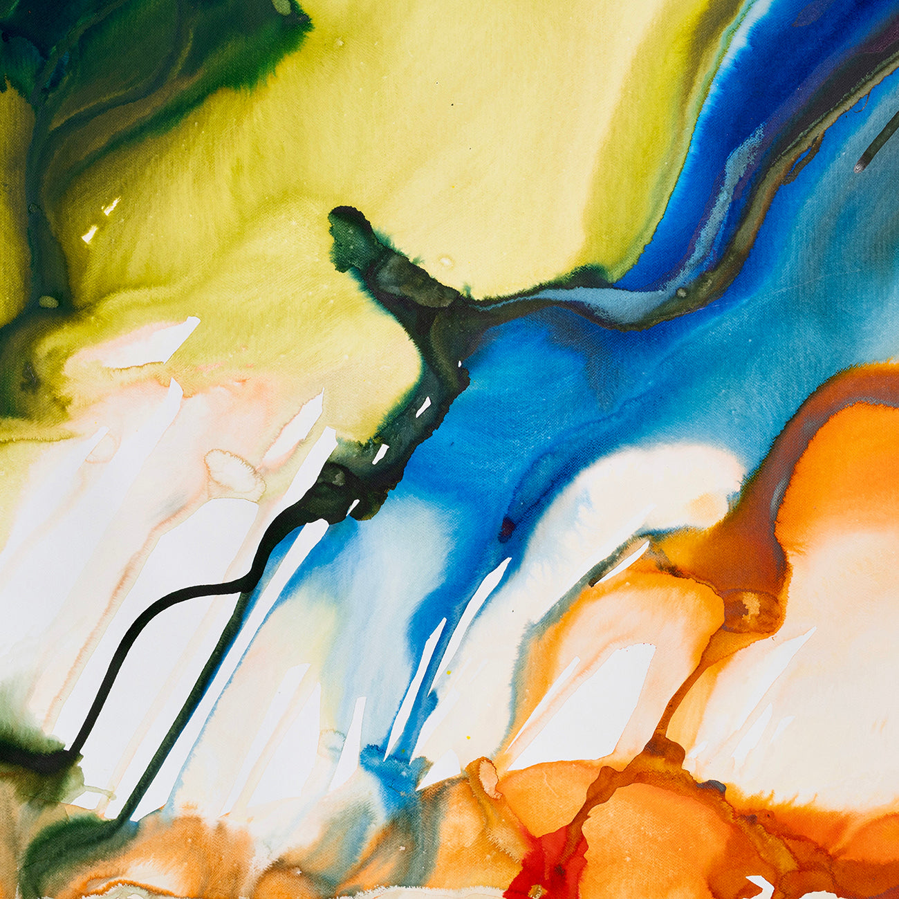 L'île - Martin Reyna - Abstract Painting - Ideelart