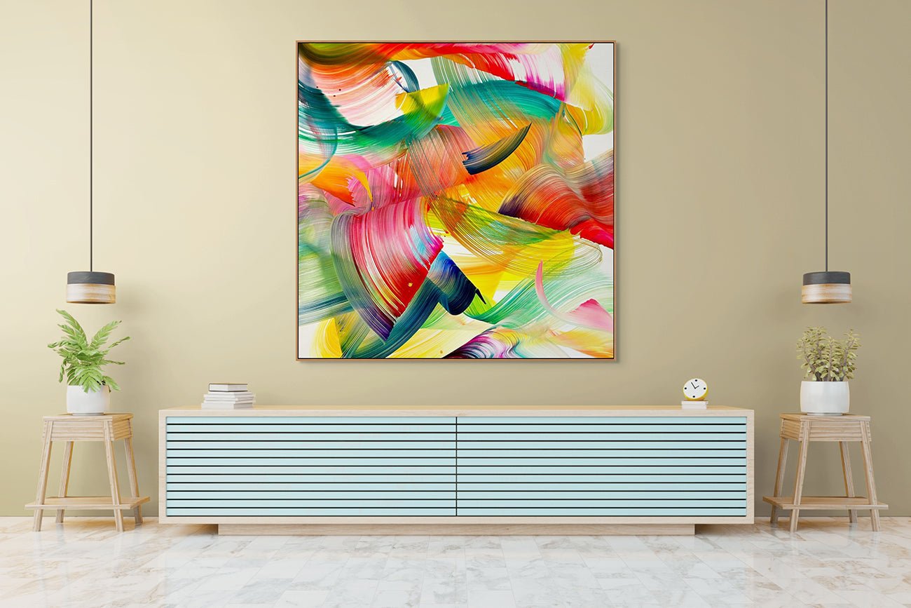 Camaraderie - Nikolaos Schizas - Abstract Painting - Ideelart