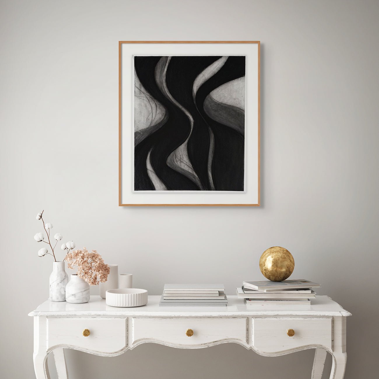 Dovetail small 4 - Margaret Neill - Abstract Drawing - Ideelart