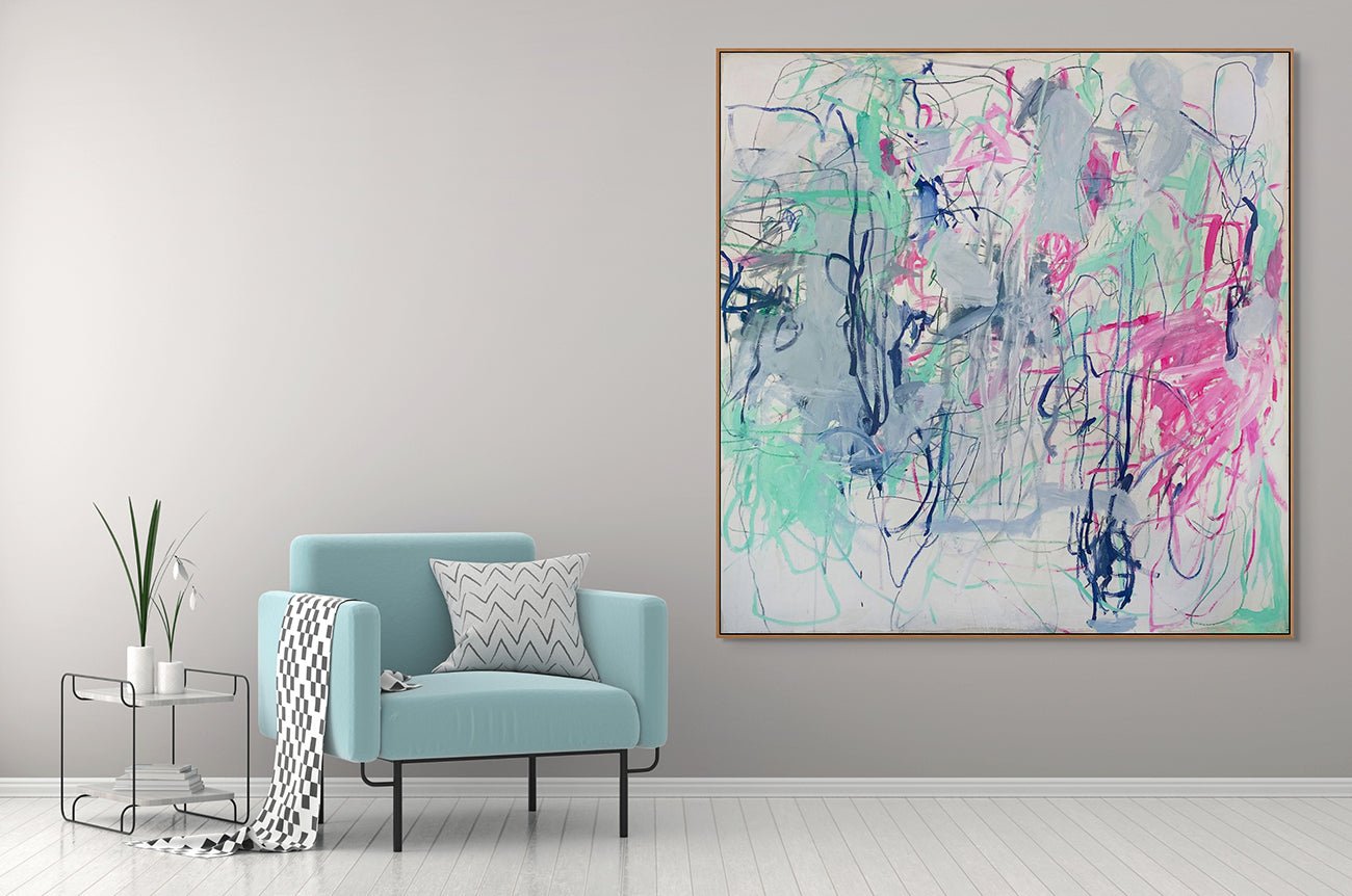 How It Has Been Made Possible - Macha Poynder - Abstract Painting - Ideelart