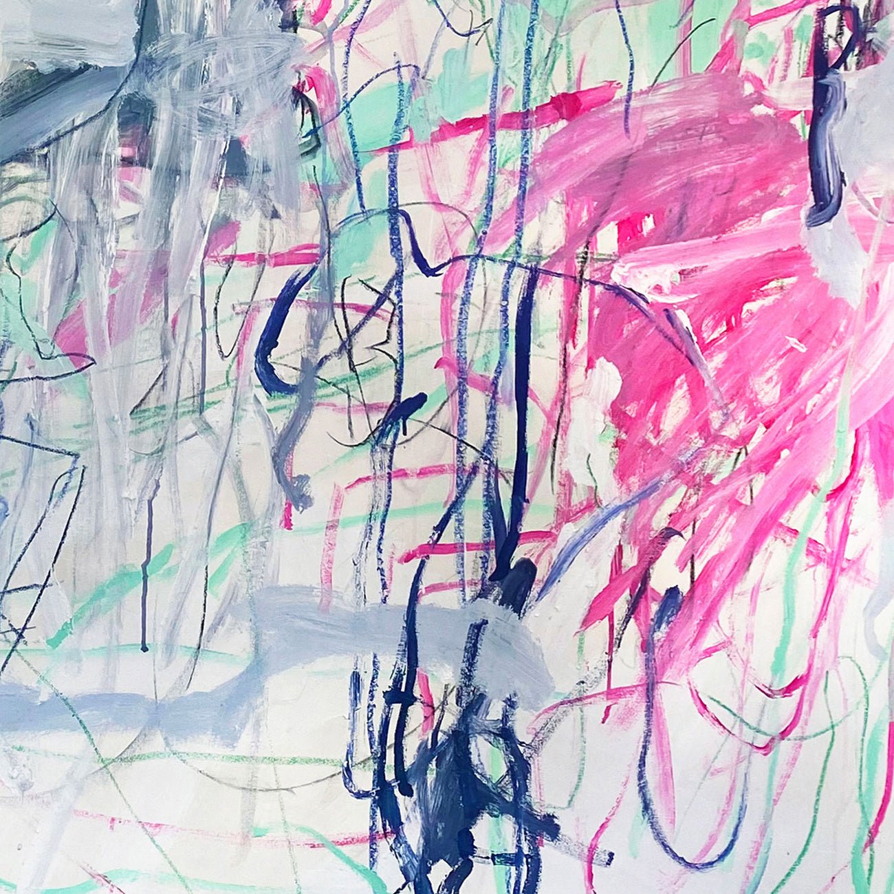 How It Has Been Made Possible - Macha Poynder - Abstract Painting - Ideelart