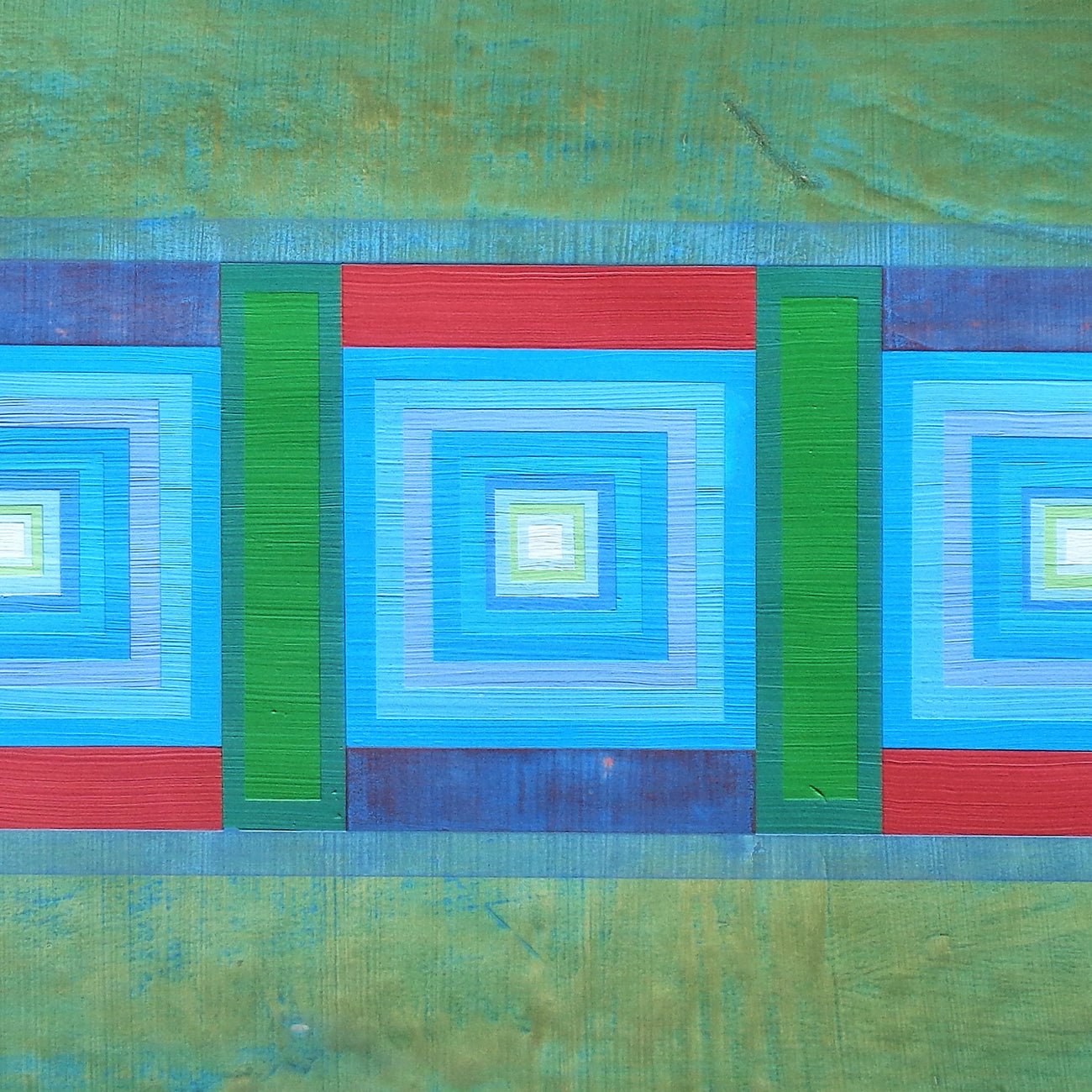 Organic Geometry (Fragrant Portals I) - Michael Barringer - Abstract Painting - Ideelart