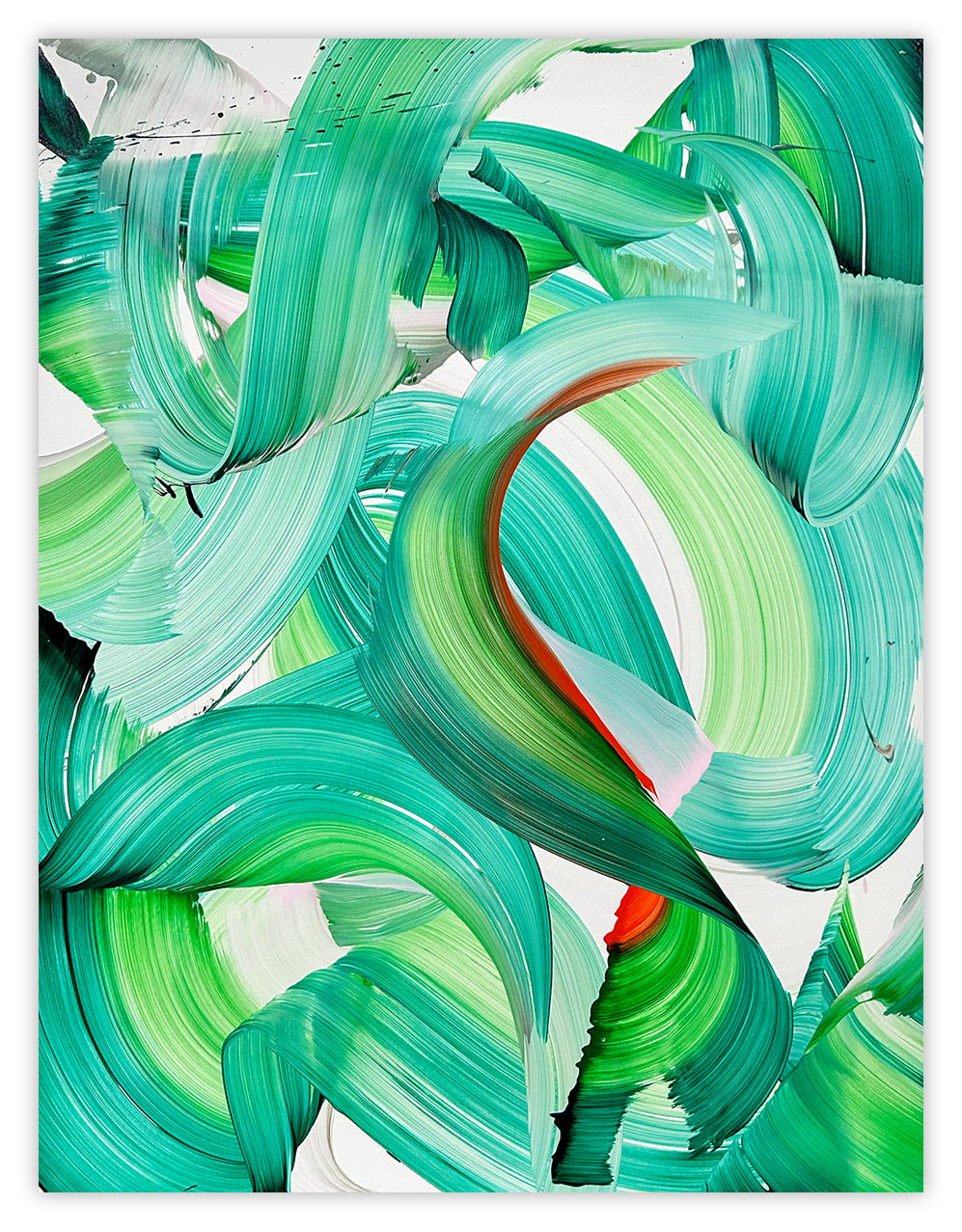 Close Up Of An Angelim Vermelho - Nikolaos Schizas - Abstract Painting - Ideelart