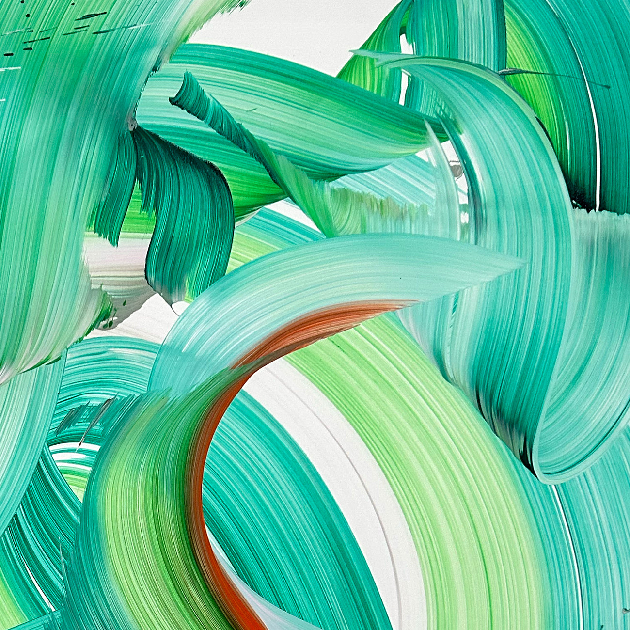 Close Up Of An Angelim Vermelho - Nikolaos Schizas - Abstract Painting - Ideelart