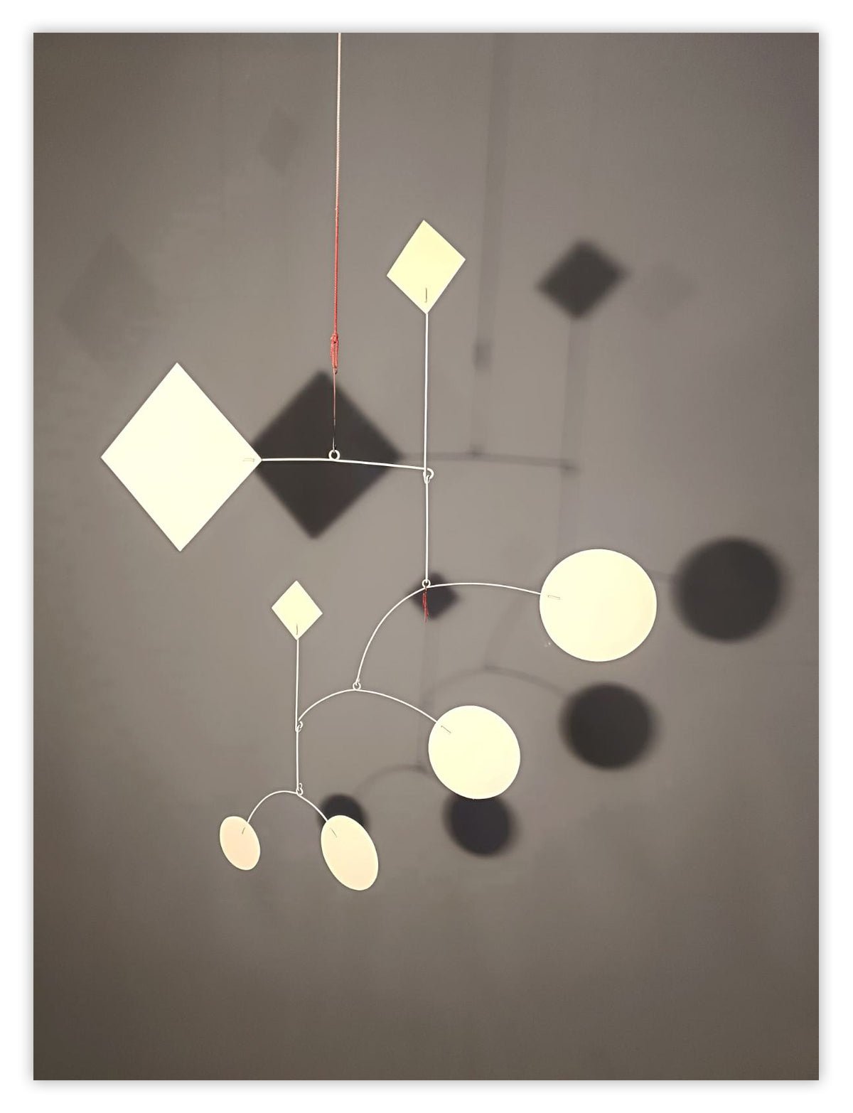 Round Square All White - Amaury Maillet - Abstract Sculpture - Ideelart