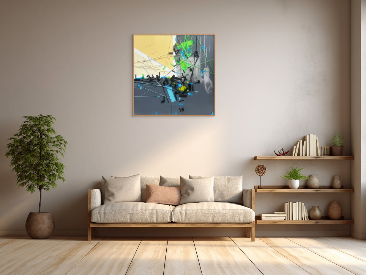 Asheen Kumarii - Philippe Halaburda - Abstract Painting - Ideelart