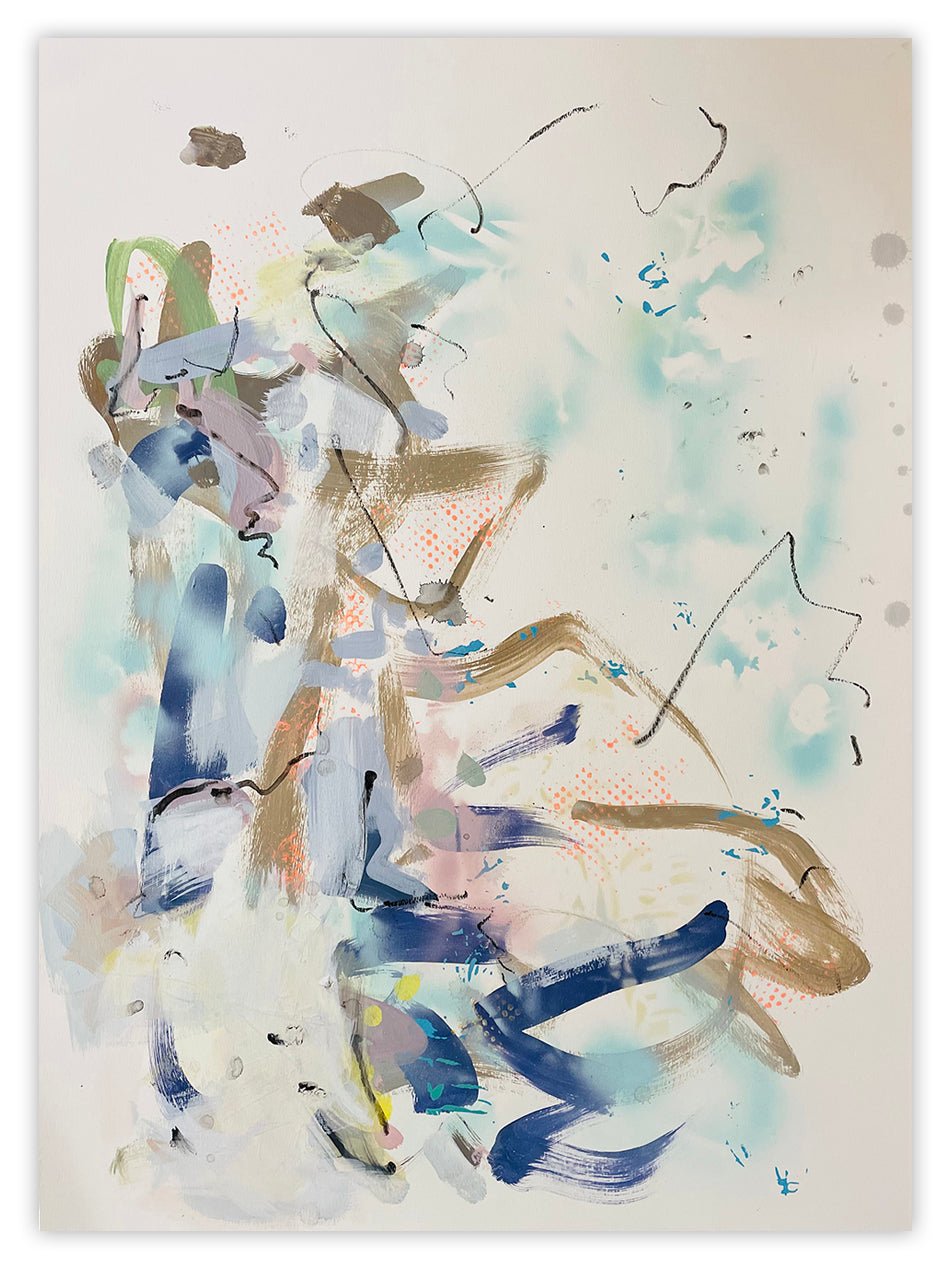 Gesture 2 - Gina Werfel - Abstract Painting - Ideelart