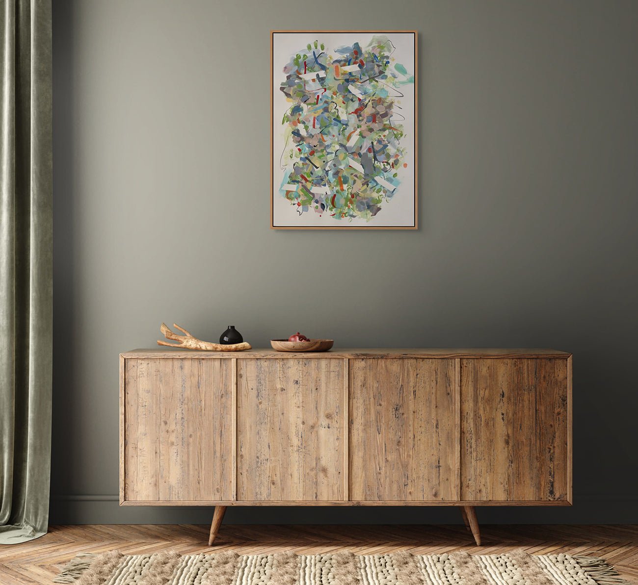 Early Spring - Gina Werfel - Abstract Painting - Ideelart