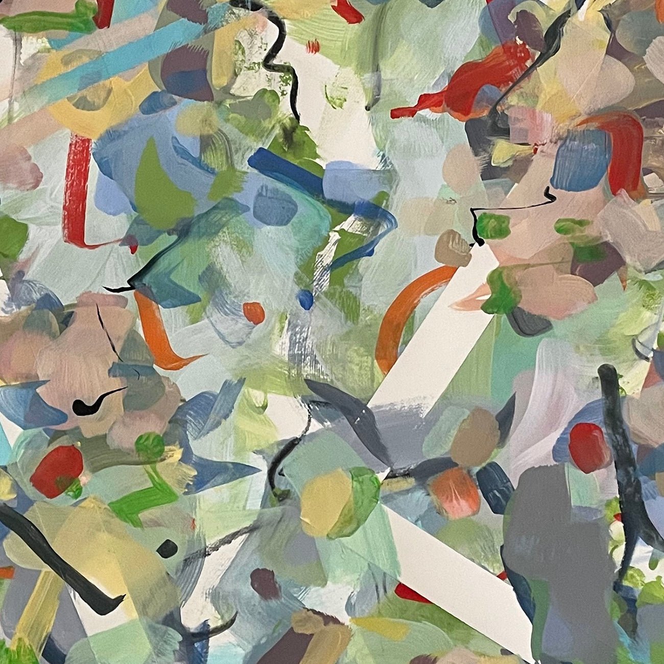 Early Spring - Gina Werfel - Abstract Painting - Ideelart