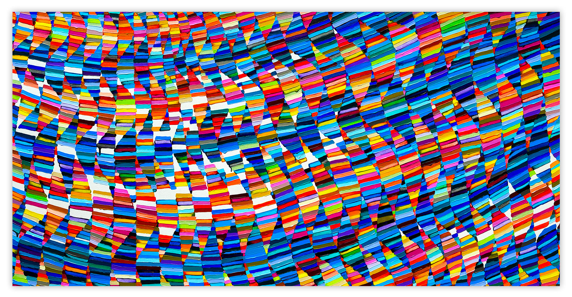 Night Turning to Day - Martina Nehrling - Abstract Painting - Ideelart