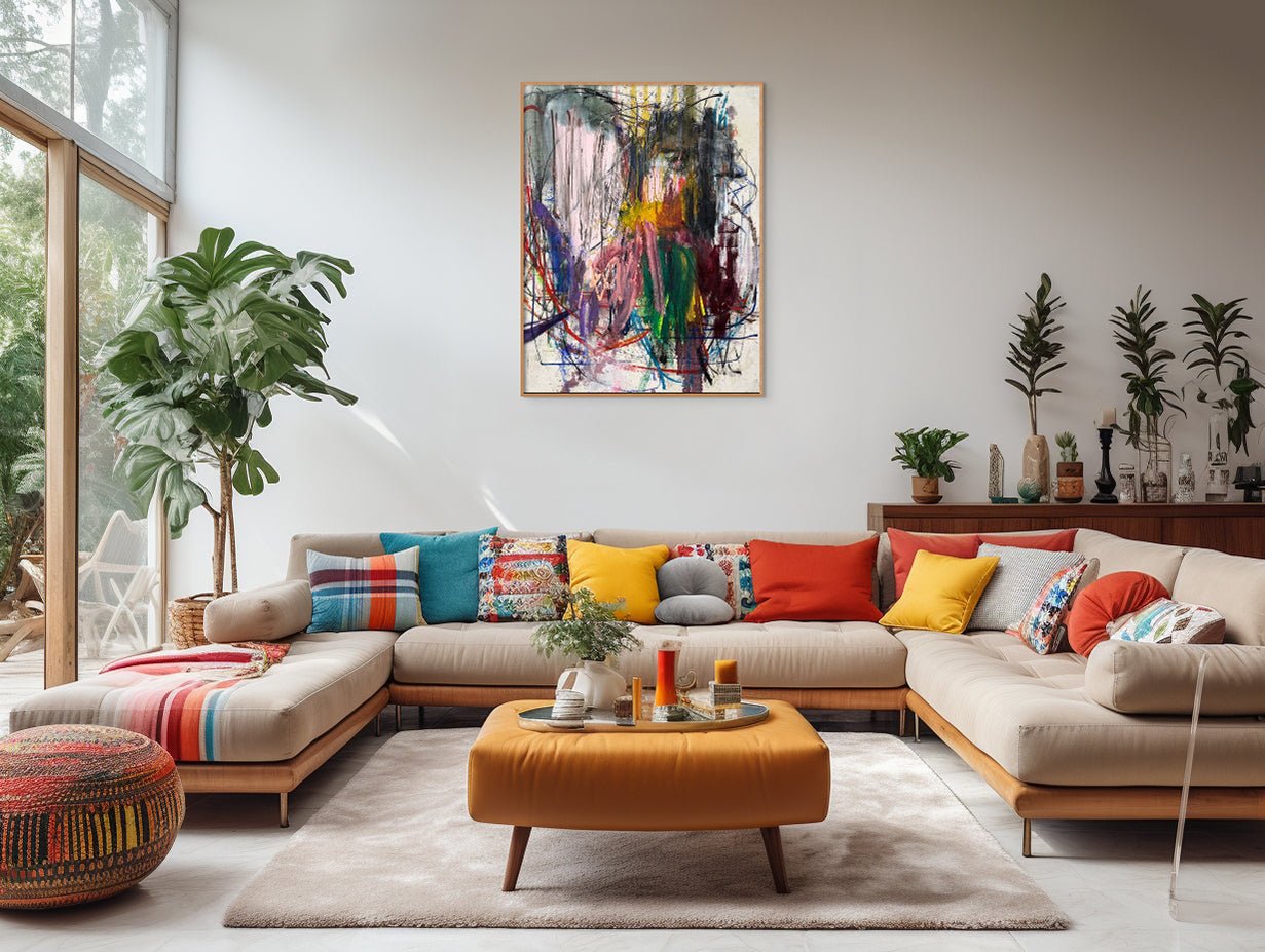 Untitled 76 - Ludovic Dervillez - Abstract Painting - Ideelart