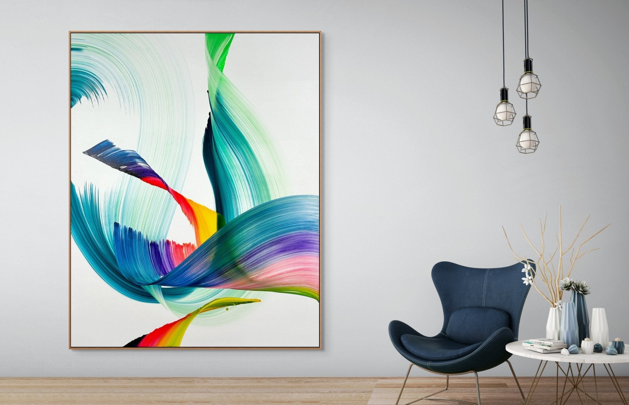 Vuelvo Al Mar - Nikolaos Schizas - Abstract Painting - Ideelart