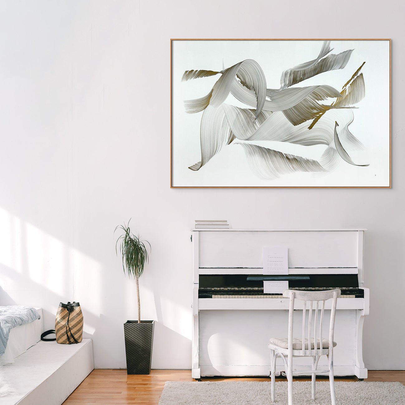 Dance Alone - Nikolaos Schizas - Abstract Painting - Ideelart