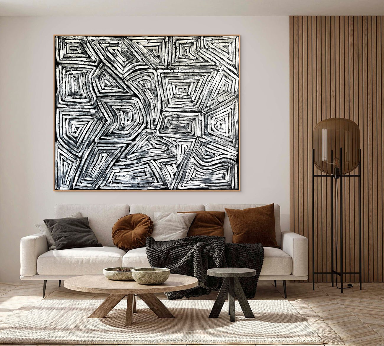 Time Disgathering - Dana Gordon - Abstract Painting - Ideelart