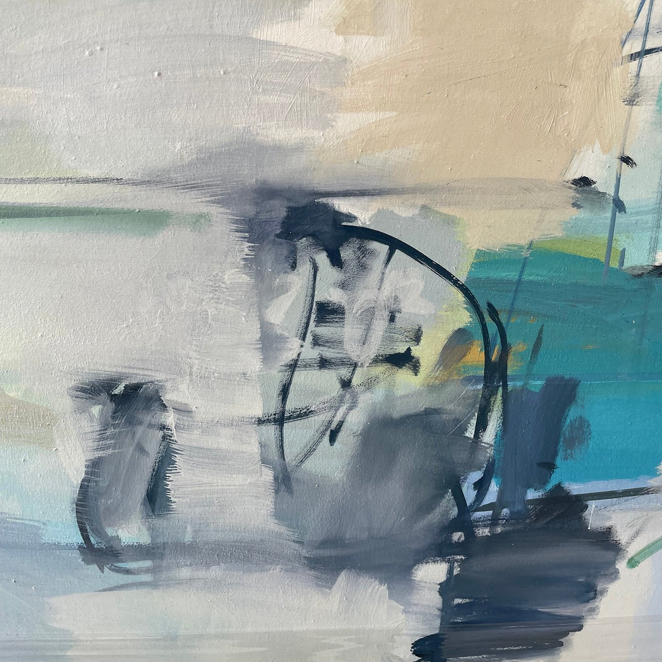 Au bord de la Seine - Andreas Durrer - Abstract Painting - Ideelart