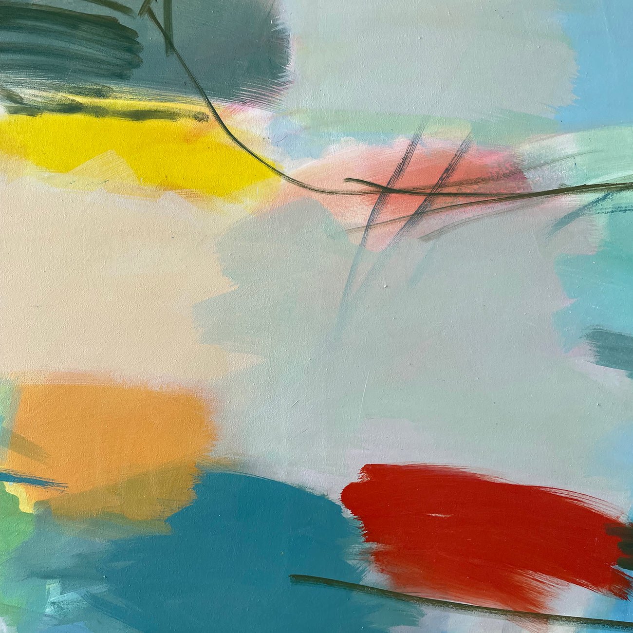 Milder Frühling - Andreas Durrer - Abstract Painting - Ideelart