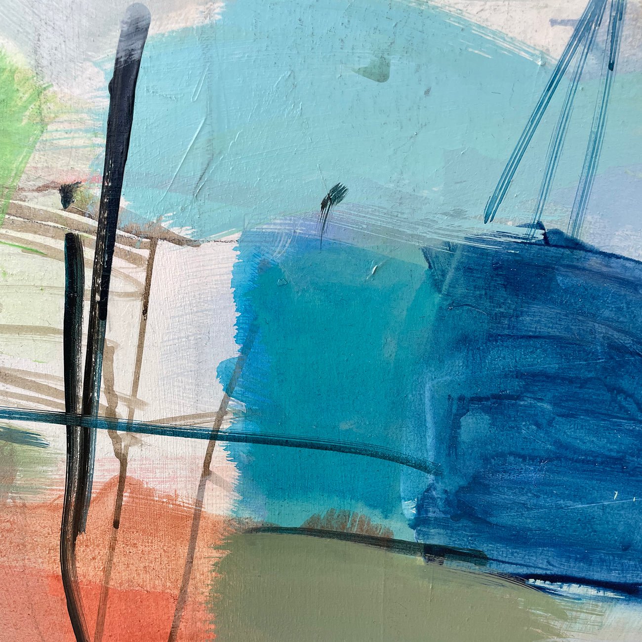 Überwölbt - Andreas Durrer - Abstract Painting - Ideelart