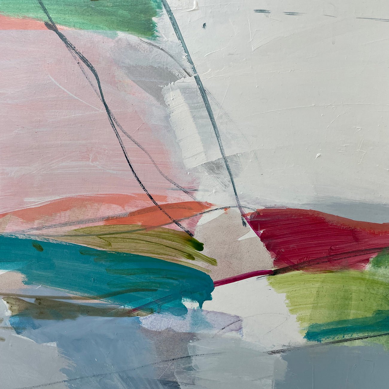 Zwischen Himmel und Erde - Andreas Durrer - Abstract Painting - Ideelart