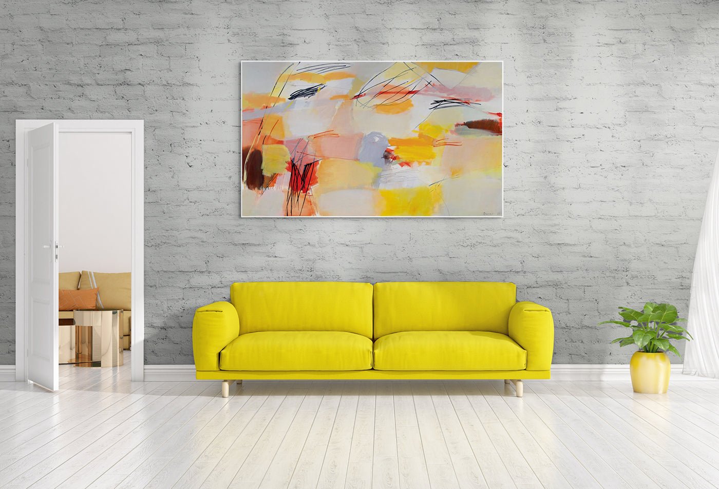 Sonnenbogen - Andreas Durrer - Abstract Painting - Ideelart