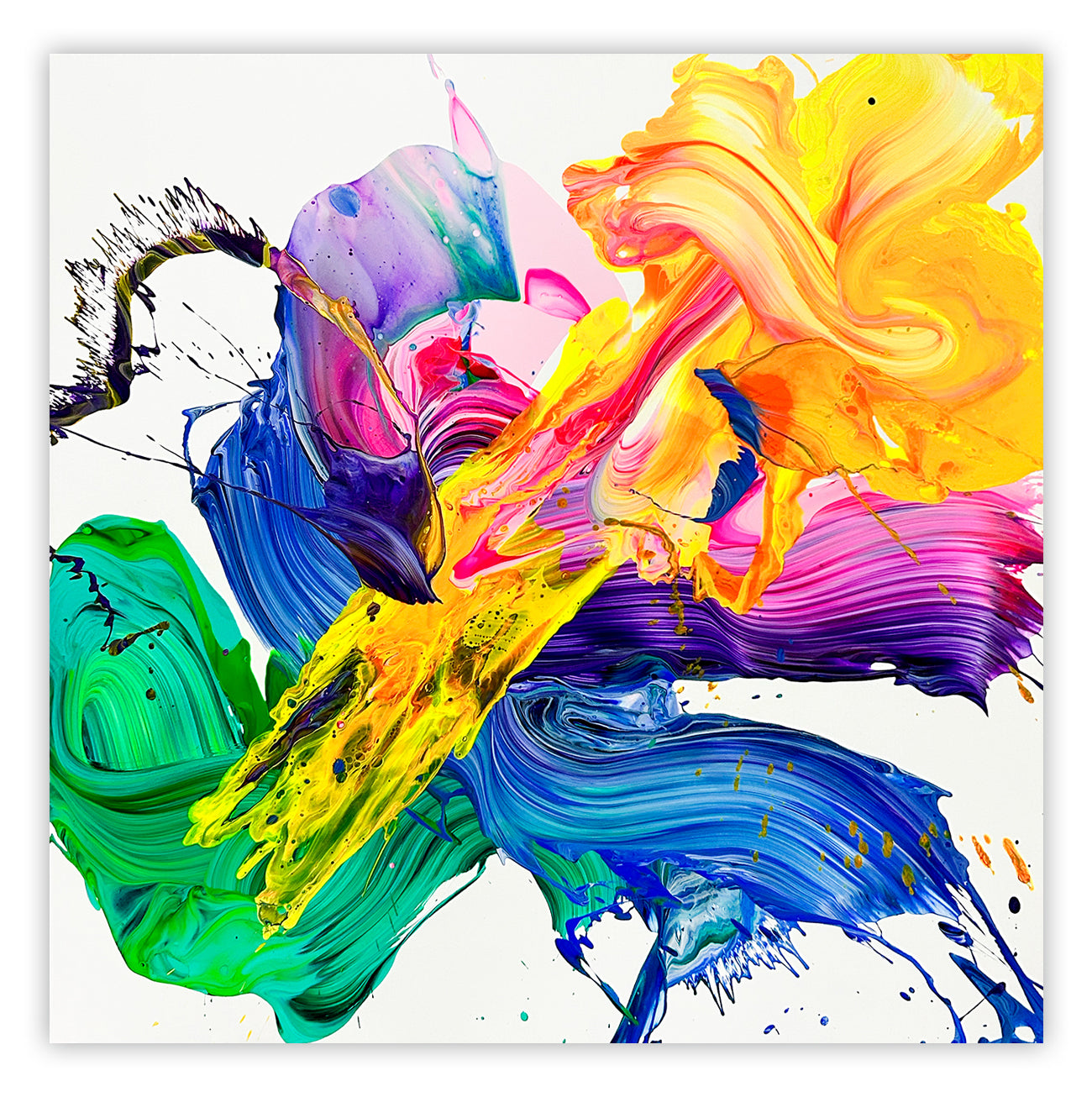 La Vida Sin Ti - Nikolaos Schizas - Abstract Painting - Ideelart