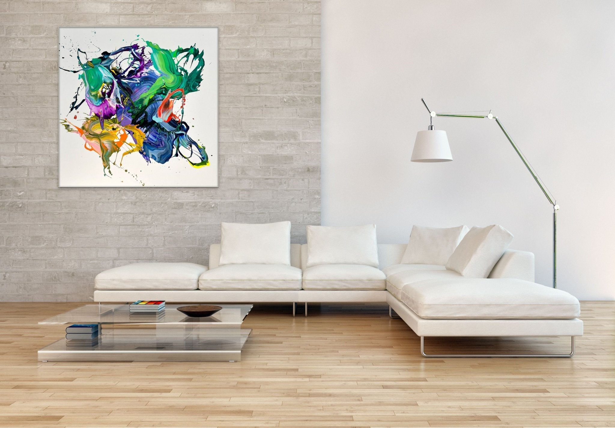Hana 花 - Nikolaos Schizas - Abstract Painting - Ideelart