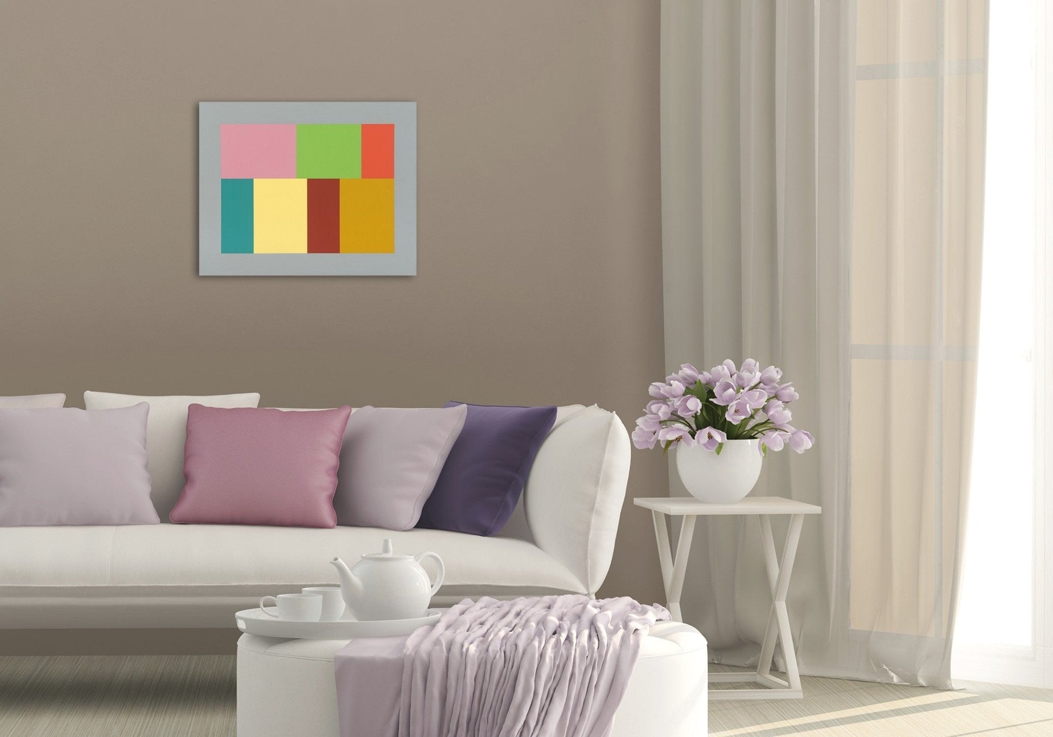 Small Test Pattern 2 - Tom McGlynn - Abstract Painting - Ideelart