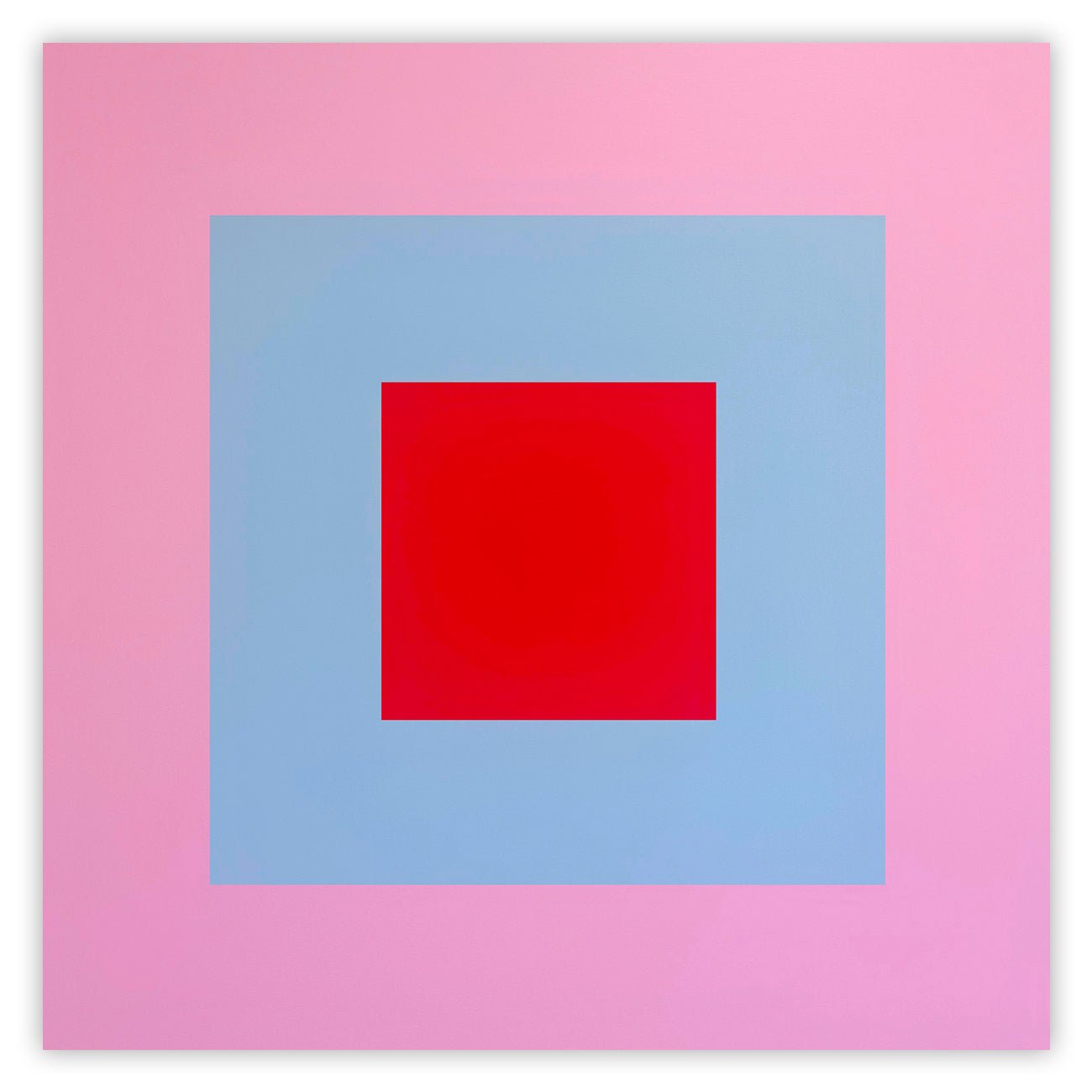 Orb (Pink and Blue) - Brent Hallard - Abstract Painting - Ideelart