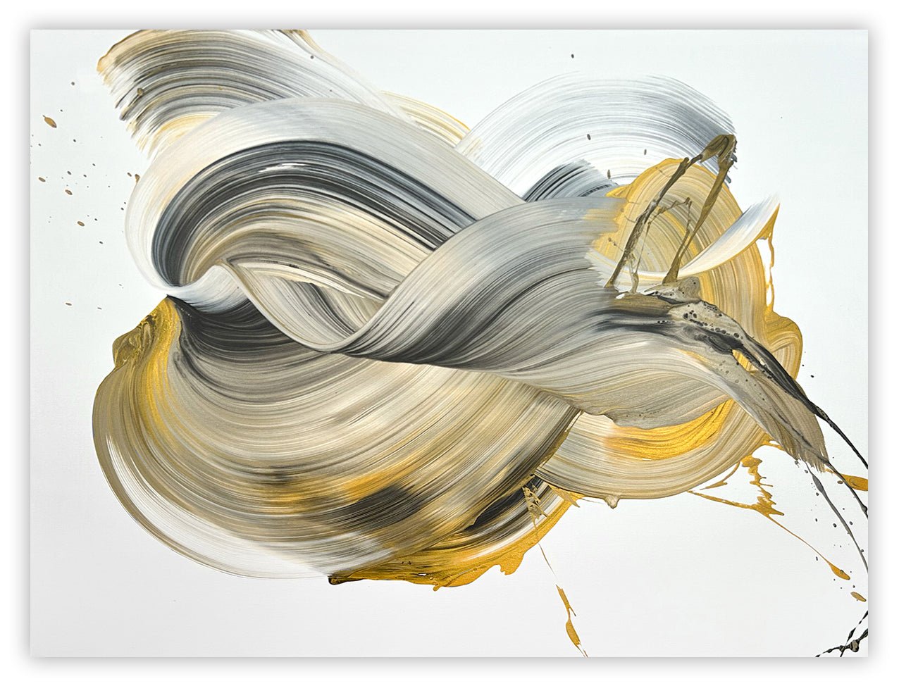 Como Una Ola - Nikolaos Schizas - Abstract Painting - Ideelart