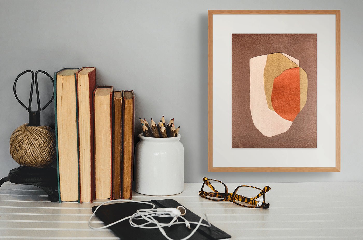 Ilot 13 - Marie de Lignerolles - Abstract Painting - Ideelart