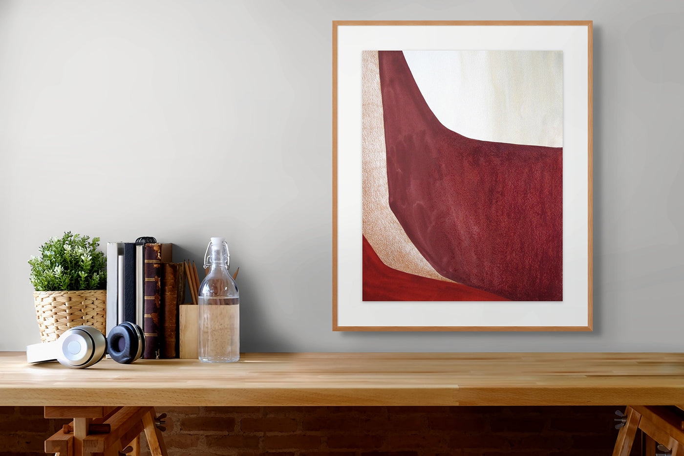 Hors Cadre I - Marie de Lignerolles - Abstract Painting - Ideelart