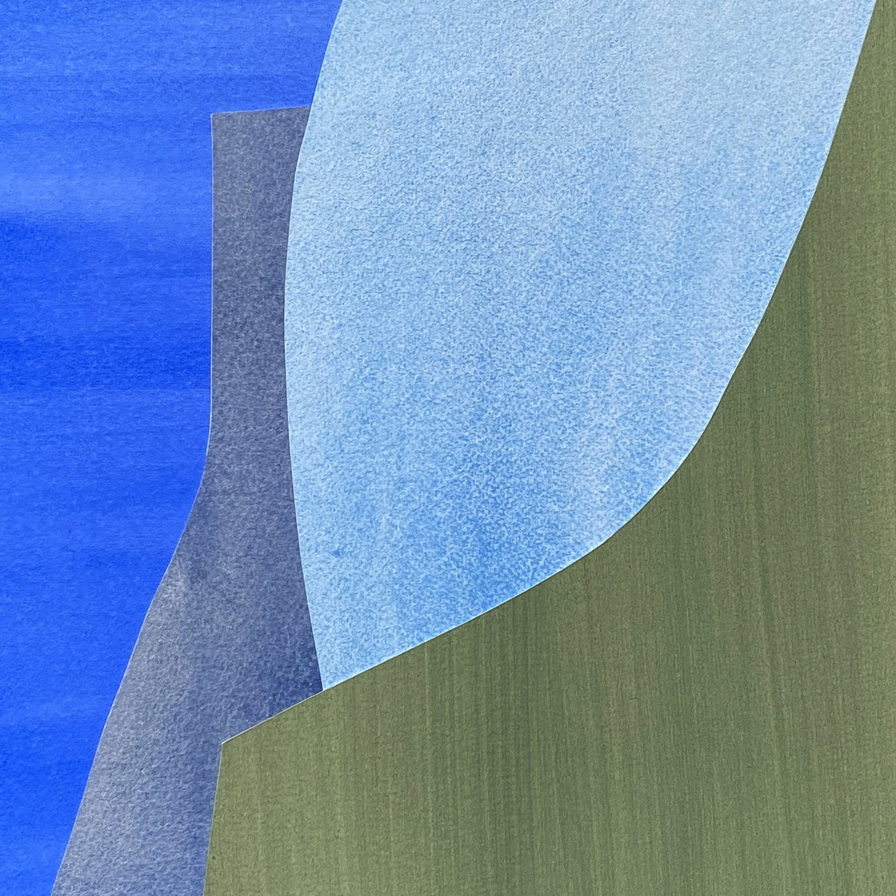 Jardin Sur L'eau - Marie de Lignerolles - Abstract Painting - Ideelart