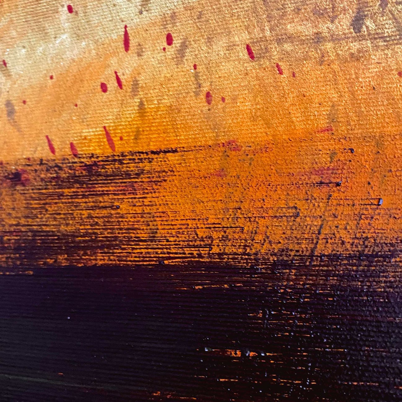 Untitled Almost Black - Paul Landauer - Abstract Painting - Ideelart