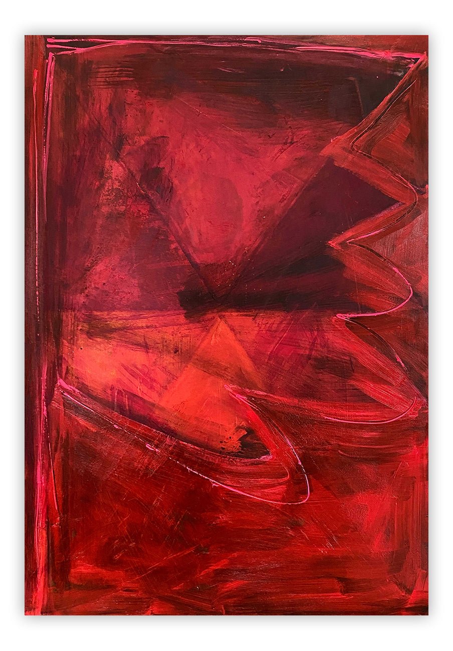 Flag In Unknown Territory III - Paul Landauer - Abstract Painting - Ideelart