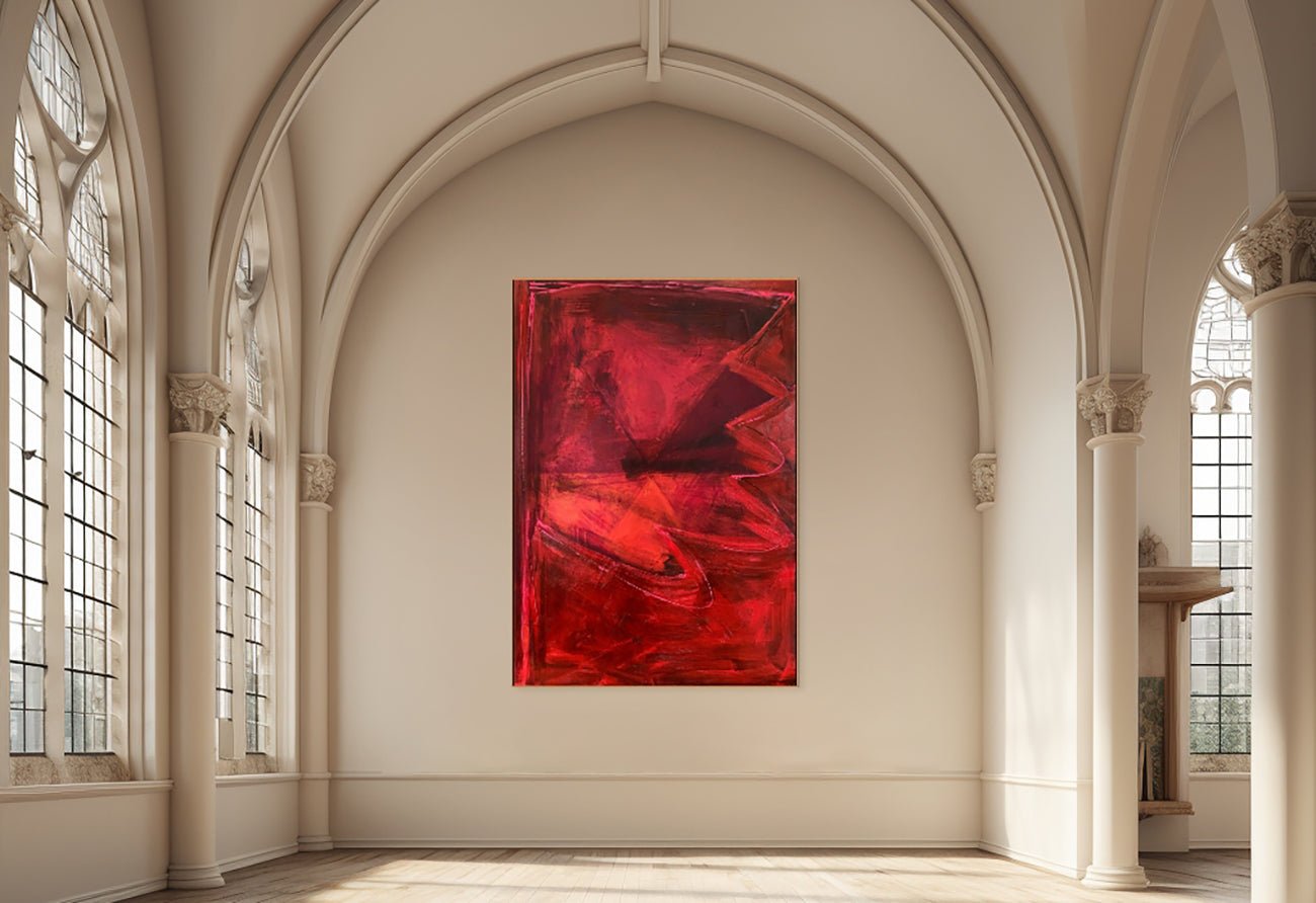 Flag In Unknown Territory III - Paul Landauer - Abstract Painting - Ideelart