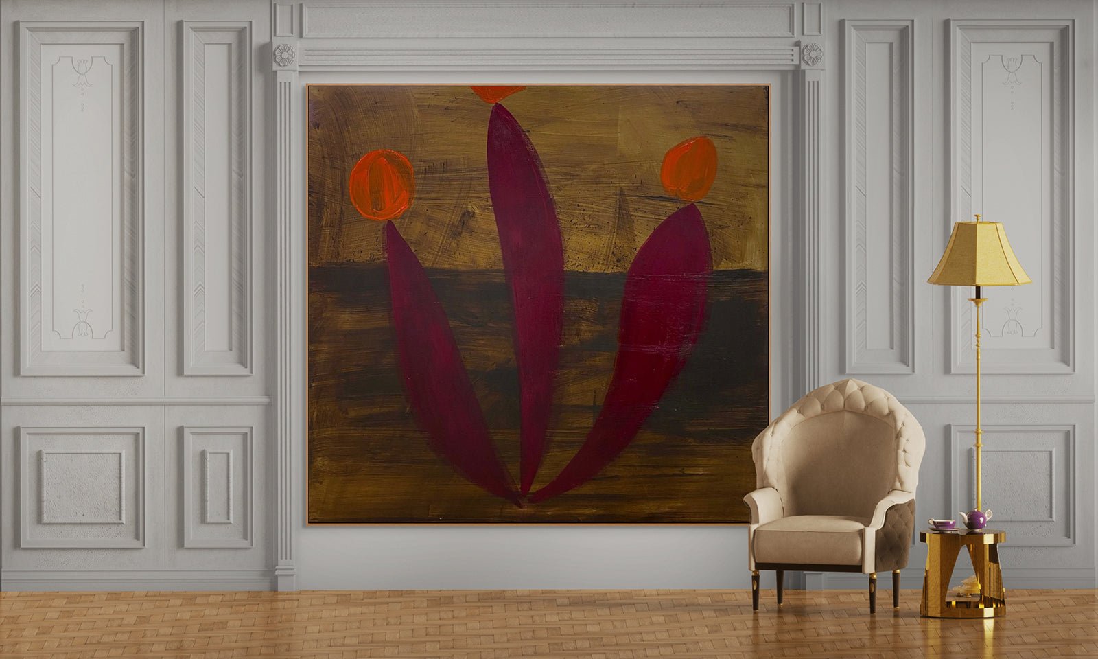 Helen's Fruits - Paul Landauer - Abstract Painting - Ideelart