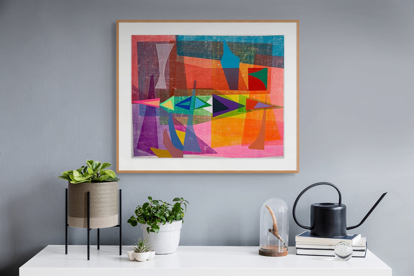 Chroma Riff (Mariner II) - Michael Barringer - Abstract Painting - Ideelart