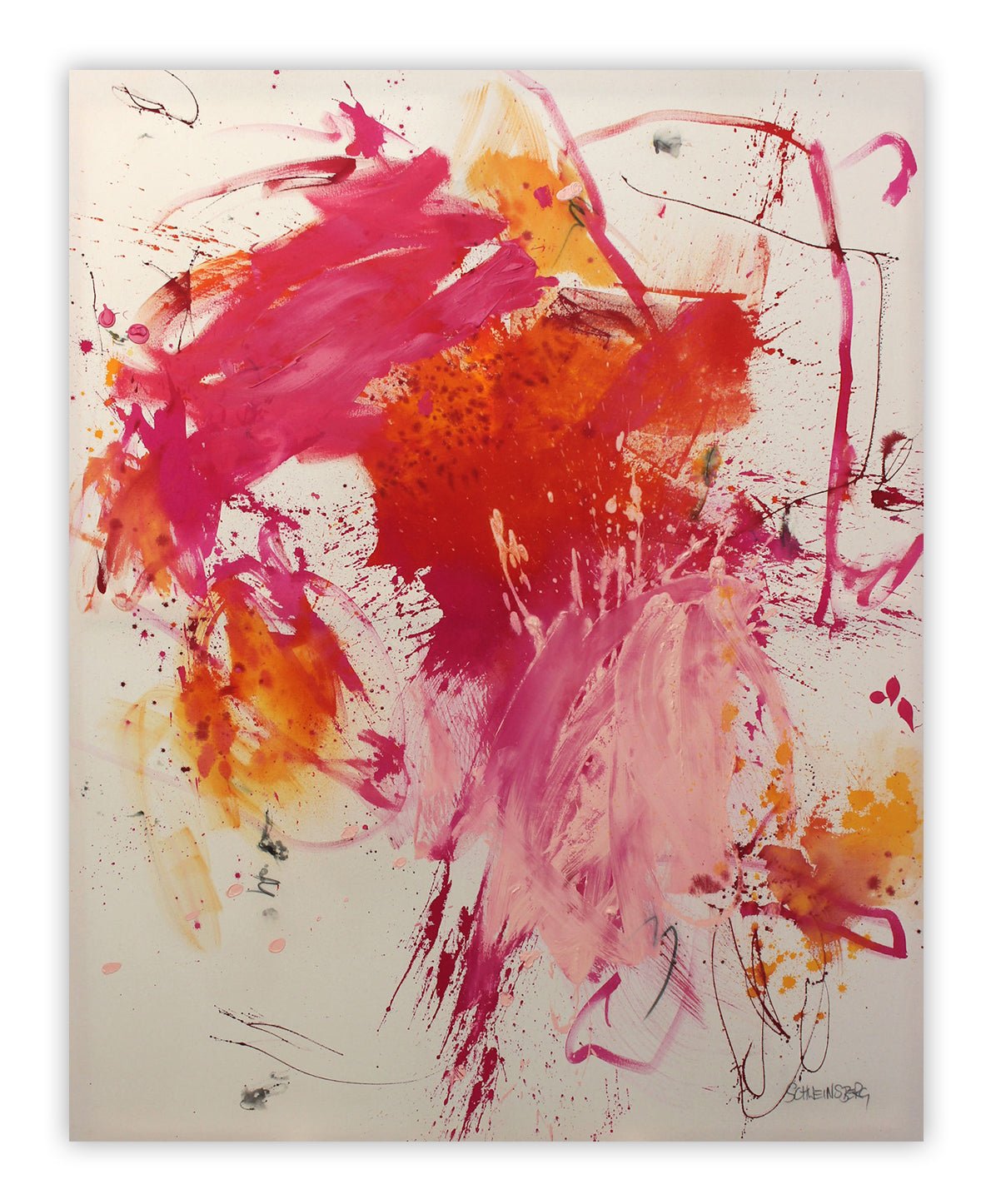 Pink Is The New Black IV - Daniela Schweinsberg - Abstract Painting - Ideelart