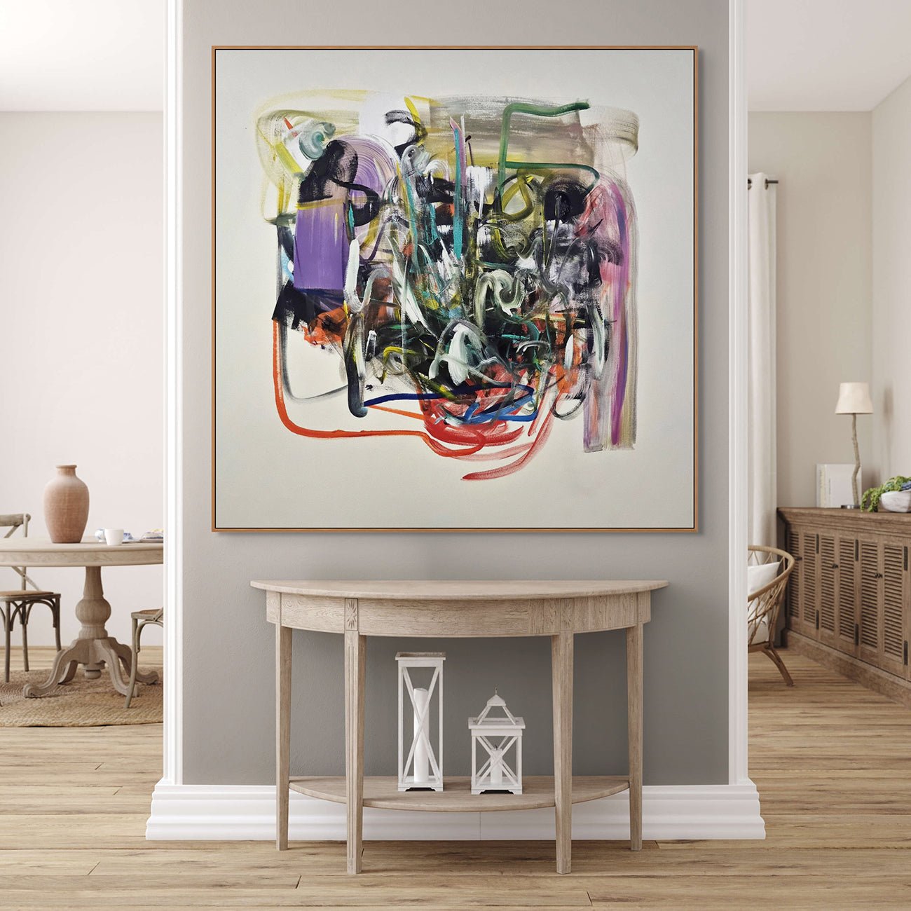 Blanc - Frédéric Prat - Abstract Painting - Ideelart