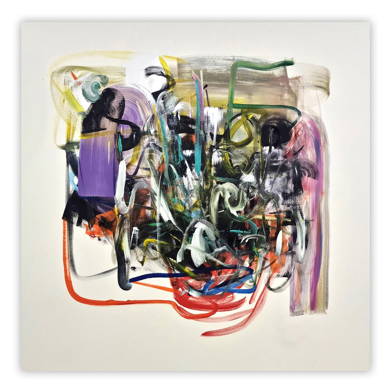 Blanc - Frédéric Prat - Abstract Painting - Ideelart