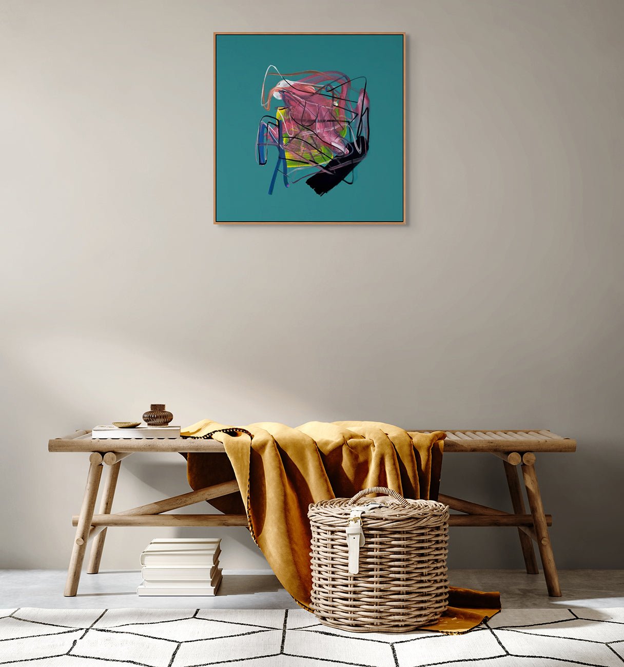 Vert 1 - Frédéric Prat - Abstract Painting - Ideelart