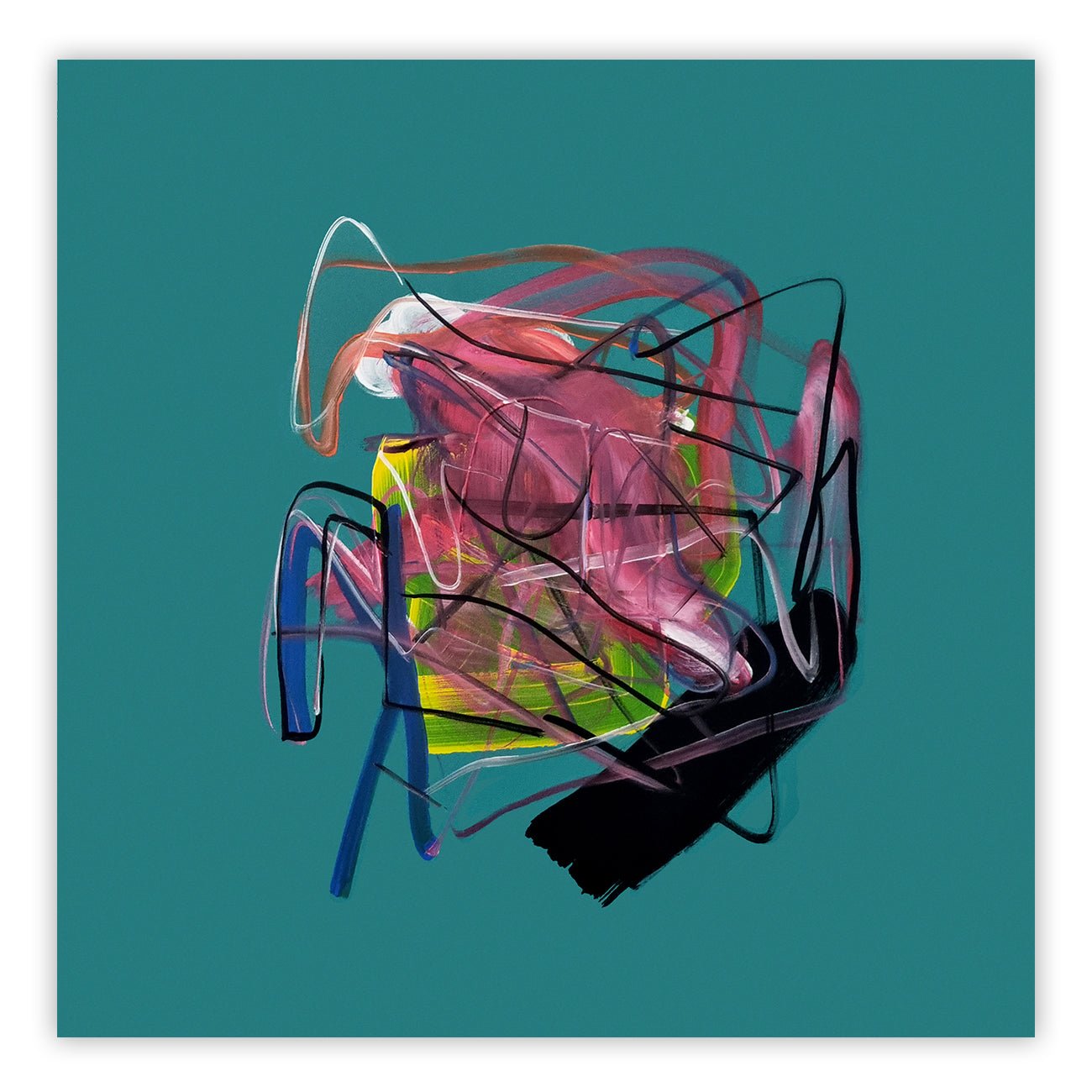 Vert 1 - Frédéric Prat - Abstract Painting - Ideelart