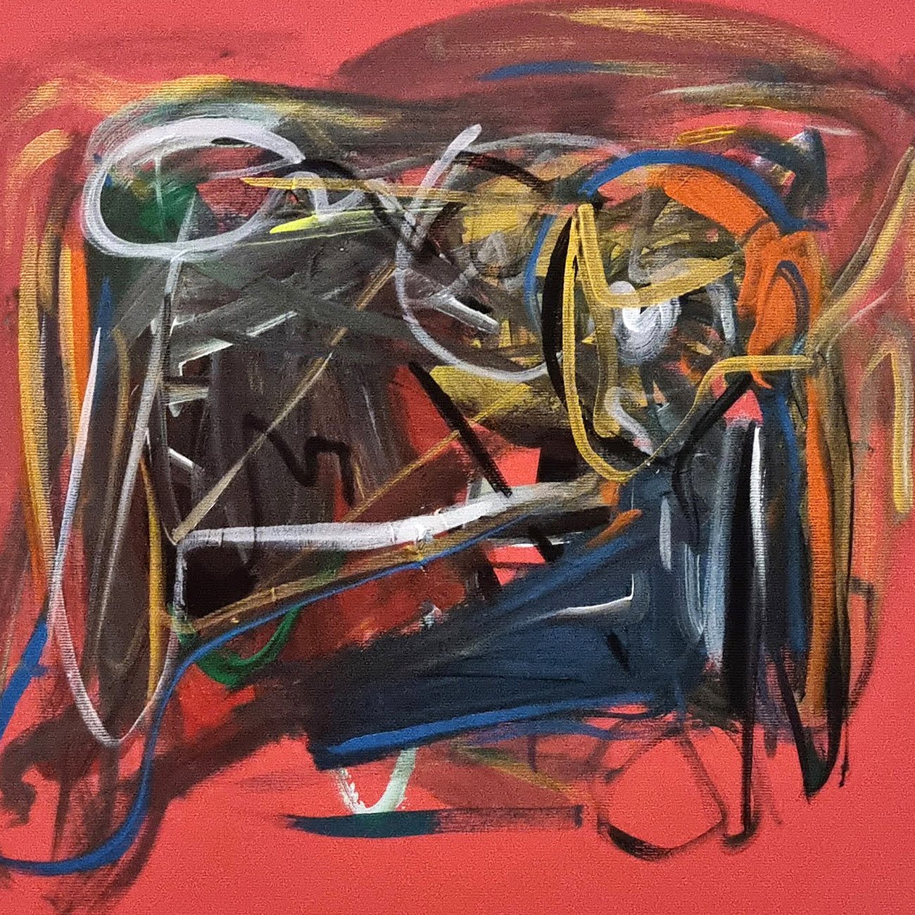 Rose 2 - Frédéric Prat - Abstract Painting - Ideelart