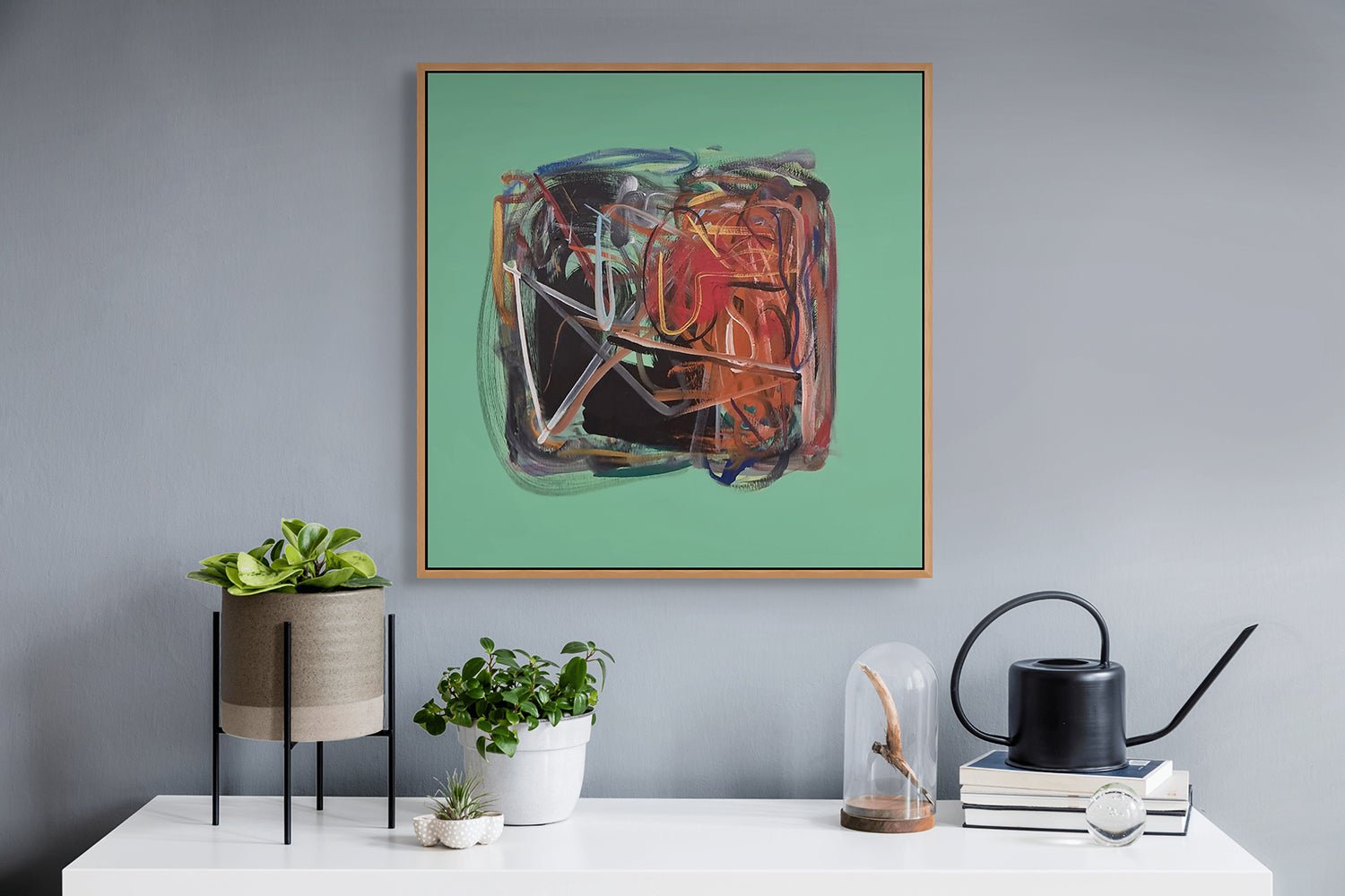 Vert 2 - Frédéric Prat - Abstract Painting - Ideelart