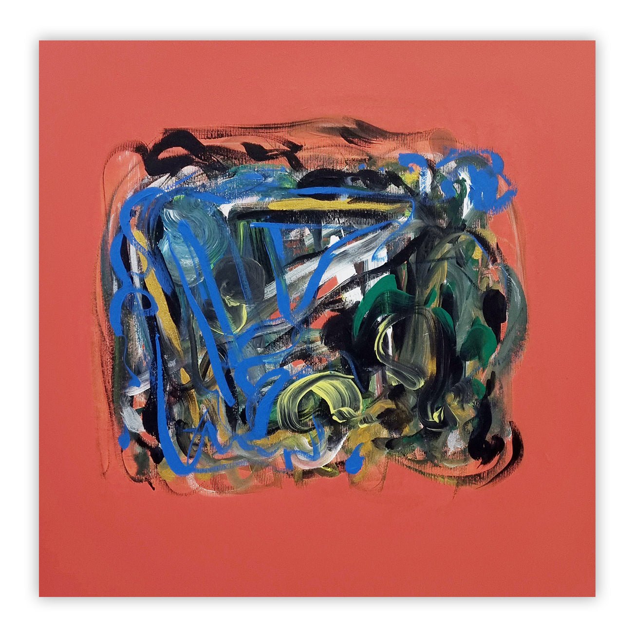 Orange - Frédéric Prat - Abstract Painting - Ideelart