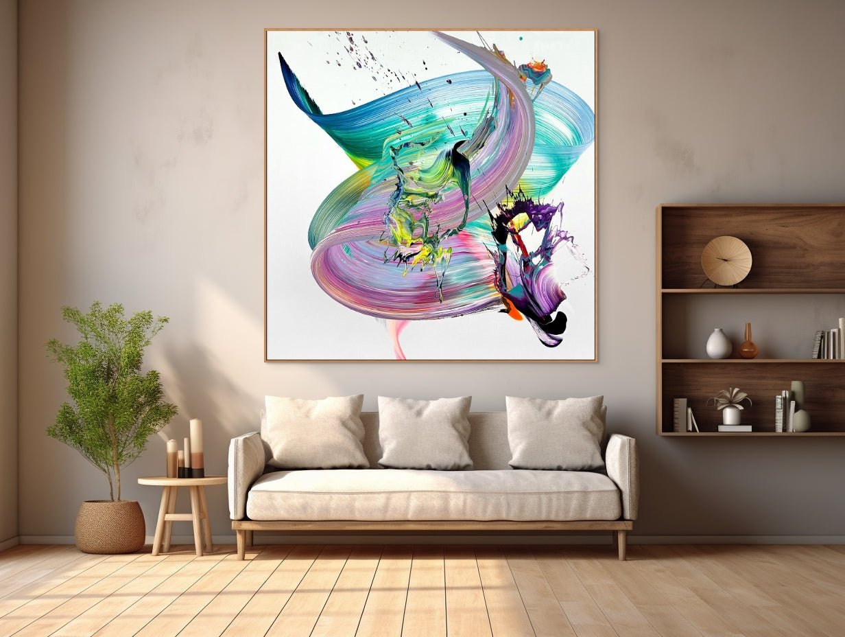 Motion - Nikolaos Schizas - Abstract Painting - Ideelart