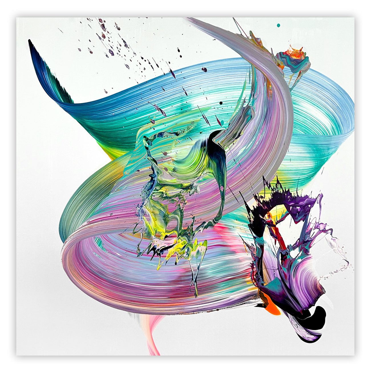 Motion - Nikolaos Schizas - Abstract Painting - Ideelart