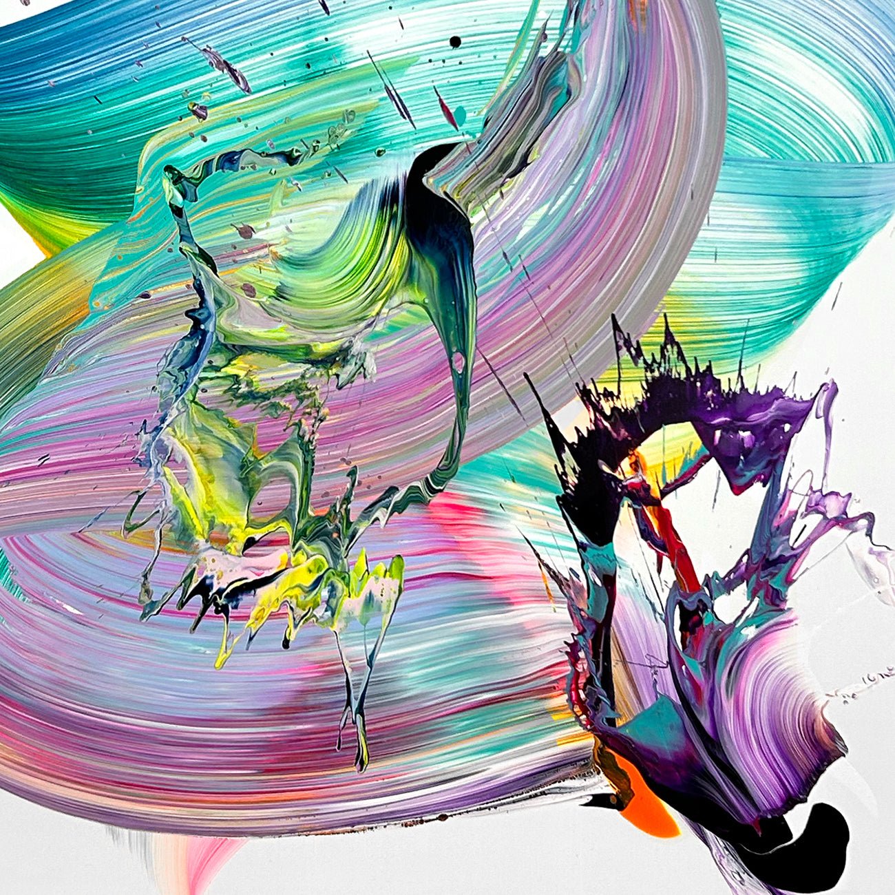 Motion - Nikolaos Schizas - Abstract Painting - Ideelart