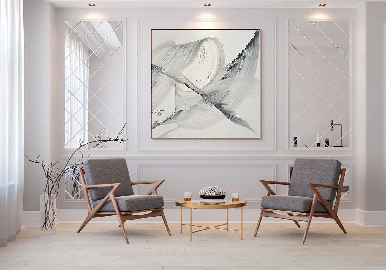 Hold Your Hand - Nikolaos Schizas - Abstract Painting - Ideelart